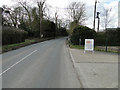 B1118 through Brundish by the village hall in Brundish