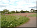 Grassless football pitch in Craigendmuir in G33 6BY