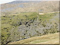 Scree covered slope of the Esgair Ceunant ridge in LL55 4UN
