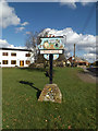 Redgrave Village sign in IP22 1RW