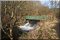 The footbridge over Bradshaw Brook weir in BL2 3LL