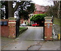 Entrance to Grade II listed Radyr Chain, Cardiff in CF5 2FA