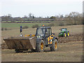 Tractor and dumper at Castle Farm in DL2 3TY