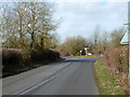 Road junction near Shalford Bridge in RG7 4SP