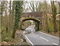 Railway bridge over the Ripley-East Clandon road in GU4 7UG