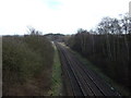Railway towards Sheffield in S43 2NL