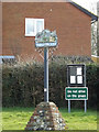 Hinderclay Village Sign & Notice Board in Hinderclay