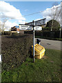 Roadsign on Gobbett's Lane in Hinderclay