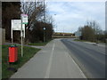 Cycle path beside the A6192 in S44 5HP