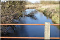River Loddon looking north from footbridge in RG27 0HE