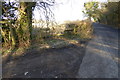 Looking east on Newnham Lane from Lone Barn Lane in RG27 9AJ