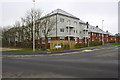 New housing on north edge of Wokingham in RG40 5BA