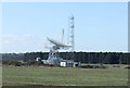 Radio telescope on the former Defford airfield in WR8 9ES