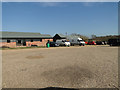 Car park and outbuildings at Jimmy's Farm in IP9 2AP