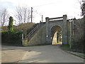 Arch under the railway at Bourne Park in IP2 8LU
