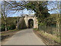 Railway arch and east entrance to Bourne Park in IP2 8LL