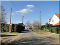 Telephone box in Mill Road, Waldringfield in IP12 4PZ