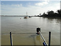 High tide on the Deben in Waldringfield