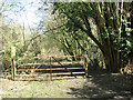 Gate on the permissive path into Upton Fen in NR13 6EW