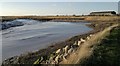 Brough Haven at low tide in HU15 1EB
