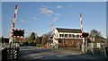 Level crossing and Brough East signal box in HU15 1XB