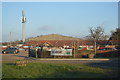 Supermarket and telecom mast in NR18 0EN