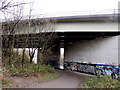 Under the A4058, Pontypridd in Pontypridd Town Community