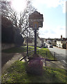 The Street & Botesdale Village sign in Botesdale and Rickinghall