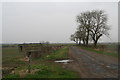 Lane to Toft Newton Reservoir in Toft Newton