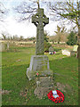 War Memorial in Weston churchyard in NR34 8TT