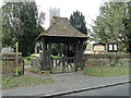 War Memorial lych gate at Worlingham church in NR34 7RE