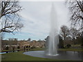 Forde Abbey: the centenary fountain in TA20 4LU