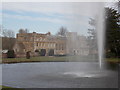 Forde Abbey: the house from beyond the fountain in TA20 4LU