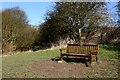 Memorial bench in Elloughton Dale in HU15 1HZ