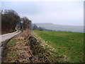 Hall Royd Lane seen from Champany Hill in S75 3SB