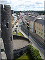 Pembroke Main Street from the castle in SA71 4BS