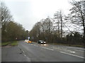 The A25 east of Westerham in TN16 1EA
