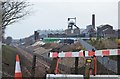 Borders Railway passing the National Mining Museum, Newtongrange in EH19 3JH