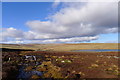 Footpath on Mossy Moor, looking towards Mossy Moor Reservoir in BD23 5DL