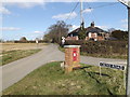 Cross Road & Crossroads Victorian Postbox in IP20 9NH