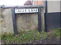 Eagle Lane sign in CM7 5XE