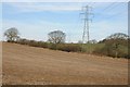 Pylons crossing farmland in TN21 9HF