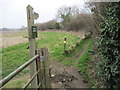 Footpath towards Titchfield Road in PO14 3XD