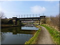 Railway bridge on the Bridgewater Canal near Runcorn East in WA7 3AF