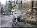 Bridge over stream in Cockercombe in TA5 1AW