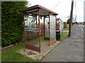 Bus shelter on Kynaston Road in CM7 5AJ