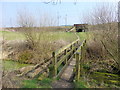 Footbridge on the Mersey Valley Trail in WA7 1GX