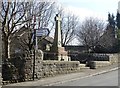 The war memorial in Stannington in S6 6EL