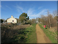 Bridleway along the old railway line in PE16 6EH