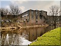 Leeds and Liverpool Canal, Pendle Village Mill Shopping Outlet in BB9 5ST